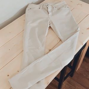 Off white denim jeans